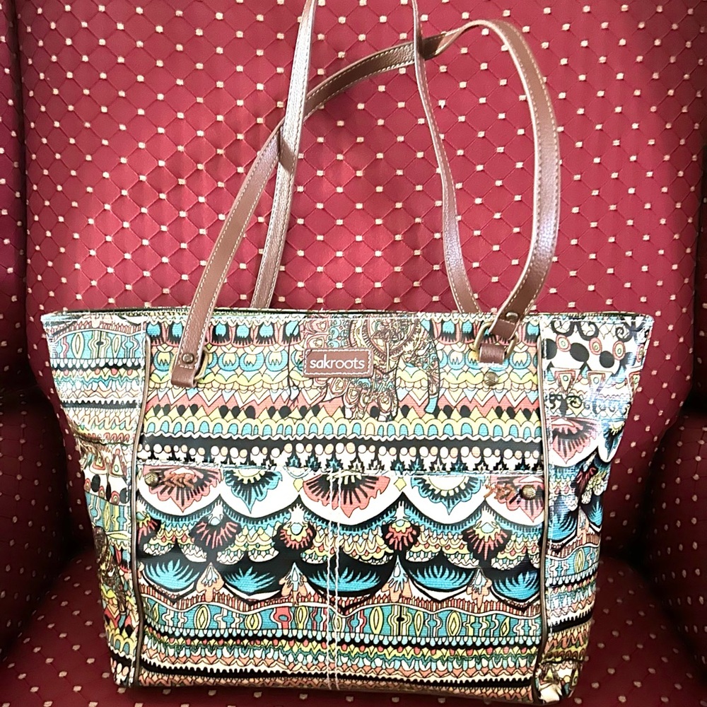 Multicolored Sakroots tote bag